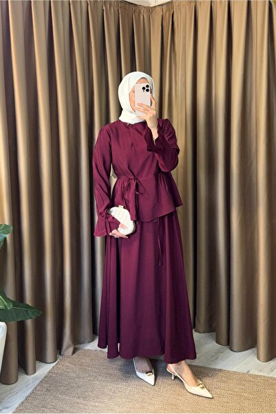 KADIN MODAL KUMAŞ ETEKLİ TAKIM