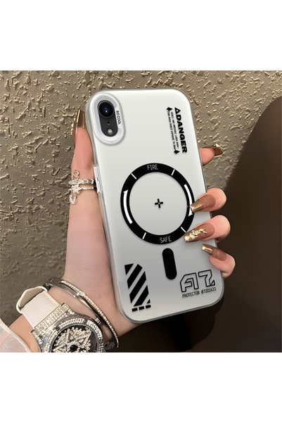 Hontinga حافظة هاتف iPhone XR متوافقة مع الحواف السيليكونية ذات الظهر الصلب و...