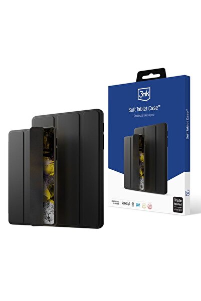 3MK Θήκη για την ταμπλέτα Galaxy Tab A9 Plus, 3MK, Πίσω Κάλυμμα, Μαύρο