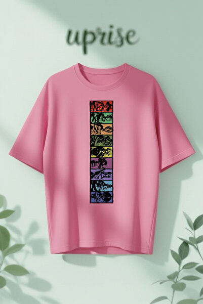 Vordevia Μπλουζάκι από βαμβάκι με στάμπα Anime Collage