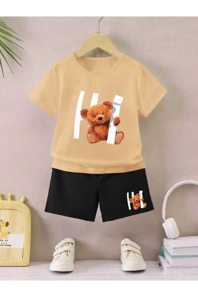 Nice Clothes ΚΑΛΟΚΑΙΡΙΝΟ ΠΑΙΔΙΚΟ ΜΠΛΟΥΖΑΚΙ ΚΑΙ ΣΟΡΤΣ UNISEX (ΜΕ ΣΤΑΜΠΑ ΑΡΚΟΥΔ...