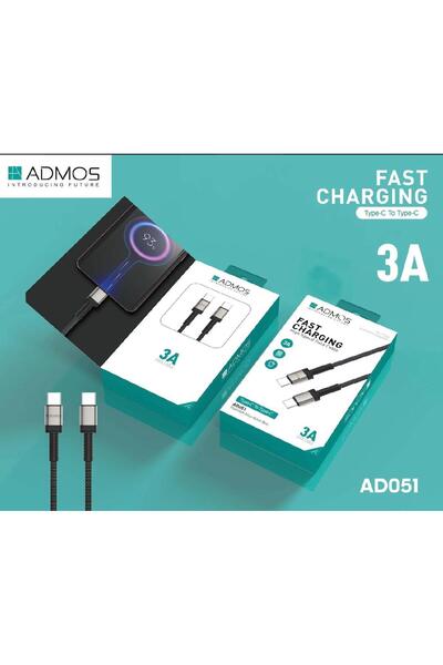 ADMOS AD051 3A Fast Charging Type-C to Type-C Cable