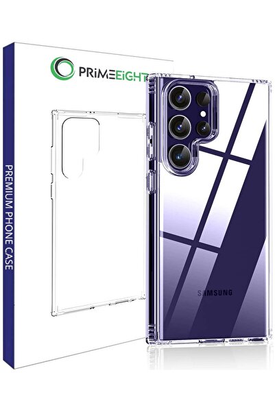 PRIMEEIGHT Transparent Crystal Clear Samsung Glaxy S25 Ultra Case 6.9 inch