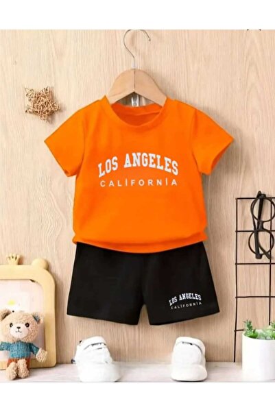 Nice Clothes Tricou și pantaloni scurți de vară pentru copii, unisex (imprime...