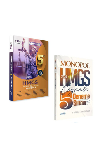 Dizgi Kitap 2026 Hmgs 5'li Deneme Seti Yetki & Hmgs 5 Deneme Sınavı Monopol Y...