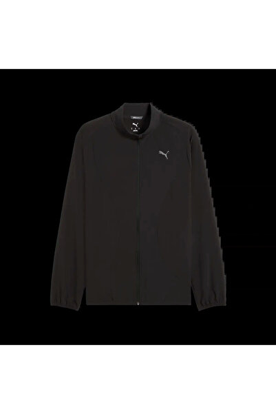 Puma M PWRMODE WARM UP JACKET Siyah Erkek Fermuarlı Üst