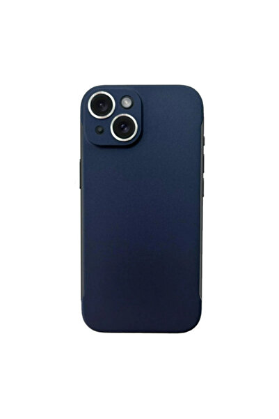 Lionix iPhone 15 Uyumlu Şık Slim Kılıf Mavi