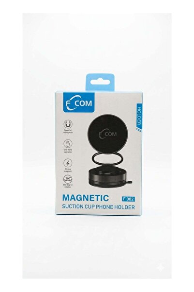 Generic F-COM Magnetic & Vacuum Suction Phone Mount – 360° Rotation Desktop &...
