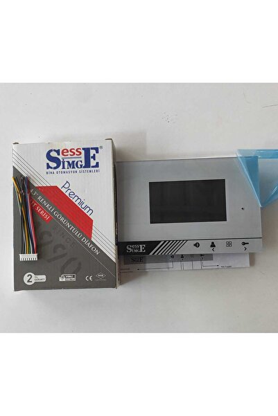 SİMGE Sess Görüntülü Diafon Sistemi - 4.3 İnç Renkli LCD Ekran - Premium Elit...