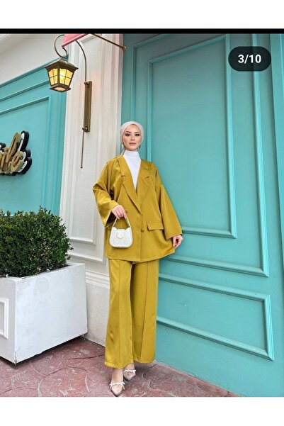 Şeker Portakalım Σετ Παντελονιού και Μπουφάν Άνετης Εφαρμογής