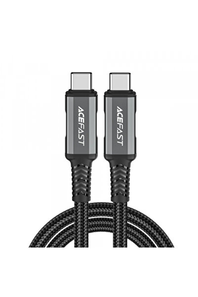 Acefast Cablu Date si Incarcare USB-C - USB-C C1-09, 240W, 1m, Gri