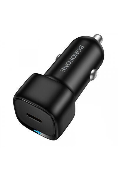 OEM Borofone Bz34a Φορτιστής Αυτοκινήτου Cloud, 20W, 3A, 1 X USB-C, Μαύρο