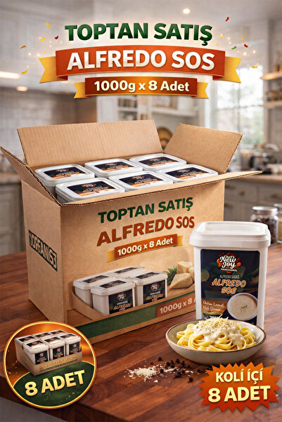 chef's new joy professional Alfredo Sos 1000 G X 8 Adet - 1 Koli (Koli Bazlı ...