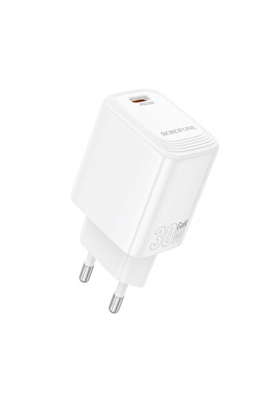 OEM Borofone Bn28 Φορτιστής Ρεύματος, 30W, 3A, 1 X USB-C, Λευκό