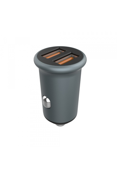 OEM ColorWay Φορτιστής Αυτοκινήτου, 36W, 3A, 2 X USB-A, Γκρι