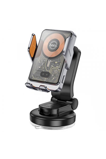 OEM Incarcator Auto Wireless HOCO Hw8, 15W, 1.67a, Negru
