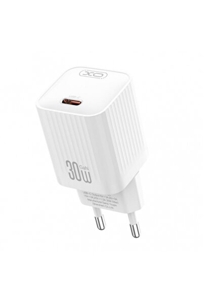 OEM XO Design L148 Τροφοδοτικό, 30W, 3A, 1 θύρα USB-C, Λευκό
