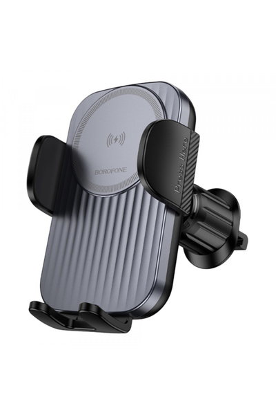 OEM Borofone Bh221 Path Ασύρματος Φορτιστής Αυτοκινήτου, 15W, 1.67A, Μαύρο