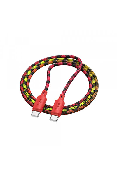 OEM USB-C - USB-C HOCO X116 Καλώδιο Δεδομένων και Φόρτισης, 60W, 1μ, Κόκκινο