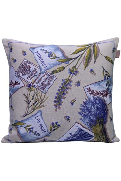 Believe Tapiserie decorativă țesută jacquard cu lavandă, model floare de lava...