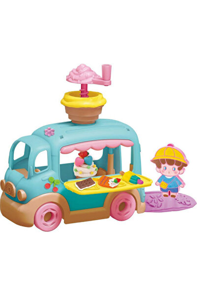 Toybox مجموعة لعب شاحنة الآيس كريم من Play Dough، لعبة تمثيلية للأطفال