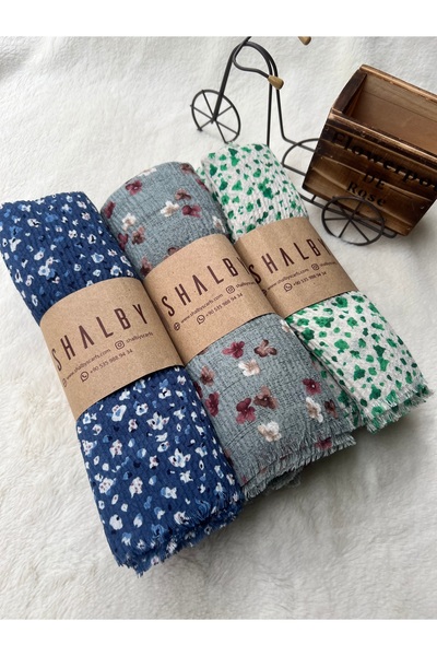 shalby Σάλι με μοτίβο τουρκικής ενδυμασίας (ΣΕΤ 3 ΤΕΜΑΧΙΩΝ)