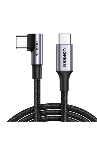 Ugreen Cablu de date US334 (70645) - Cablu USB-C la USB-C cu unghi de 90 de g...
