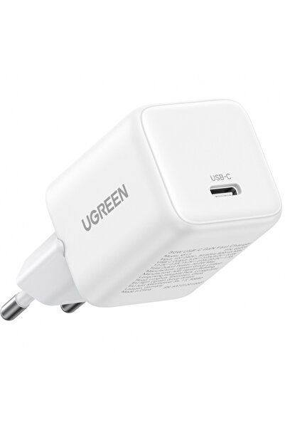 OEM UGREEN X513 Φορτιστής τοίχου, 30W, 3A, 1 X USB-C, Λευκό
