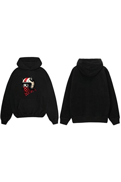 ELFERA Cat Printed Sweatshirt