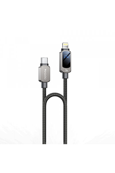 OEM Καλώδιο Δεδομένων και Φόρτισης USB-C - USB-C Yesido Ca180 Display, 27W, 1...