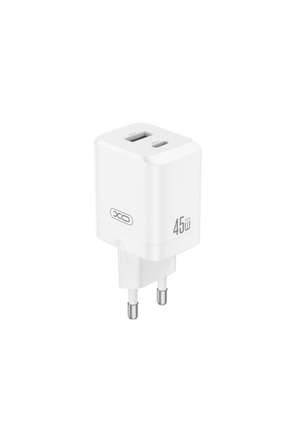 OEM XO Design Design Ce36 Τροφοδοτικό, 45W, 3A, 1 Θύρα USB-A - 1 Θύρα USB-C, ...