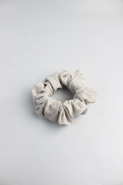 İLKYAZ Μαλακό ύφασμα Λαστιχένια πόρπη Bagel Buckle - Bone