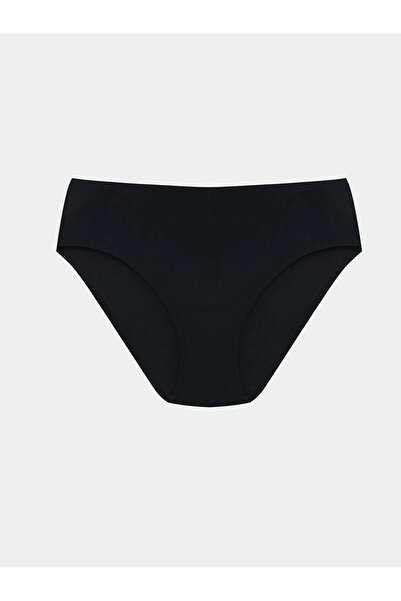 LC Waikiki LCW DREAM Siyah Yüksek Bel Kadın Hipster Bikini Altı