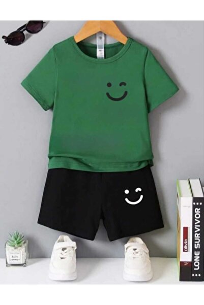 Nice Clothes ΚΑΛΟΚΑΙΡΙΝΟ ΠΑΙΔΙΚΟ ΜΠΛΟΥΖΑΚΙ ΚΑΙ ΣΟΡΤΣ UNISEX (ΜΕ ΣΧΕΔΙΟ SMILEY)