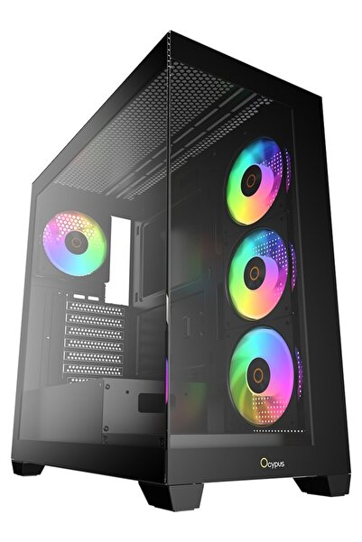 OCYPUS Gamma C72 Siyah Argb Tempered Glass Delta P850 850W 80+ Bronze Atx 3.1...