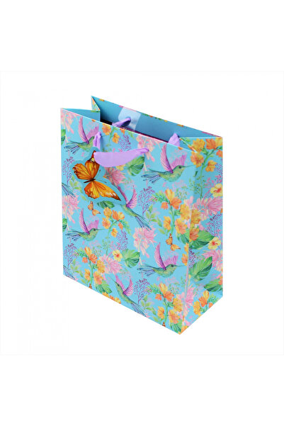 Eurowrap Χάρτινη τσάντα δώρου με σχέδιο Κολιμπρί M