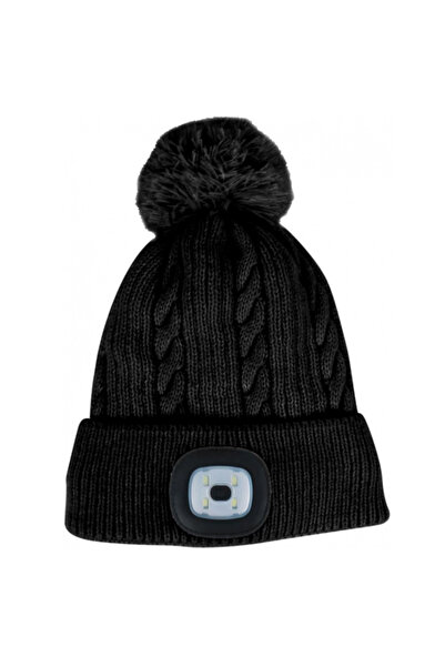 Magic Home Tassel hat, LED, USB rechargeable, Strend Pro, white, size L, 4xSM...