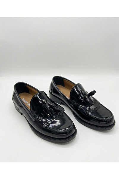 By Sabit Hakiki Deri Püsküllü Erkek Günlük Klasik Corcik Loafer Ayakkabı