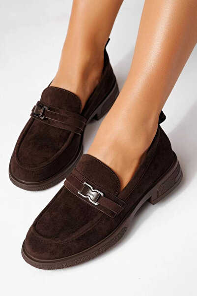 Zaira Γυναικεία καφέ καθημερινά παπούτσια από οικολογικό δέρμα Κασία # 24900 ...