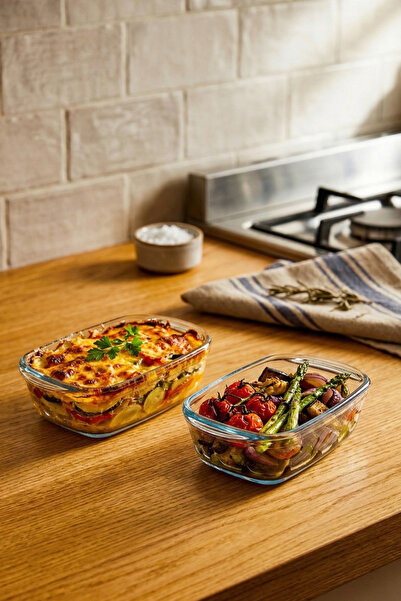 Fhilli 2-Piece Heat-Resistant Borcam Bowl Anti-Scratch Soufflé Casserole Oven...