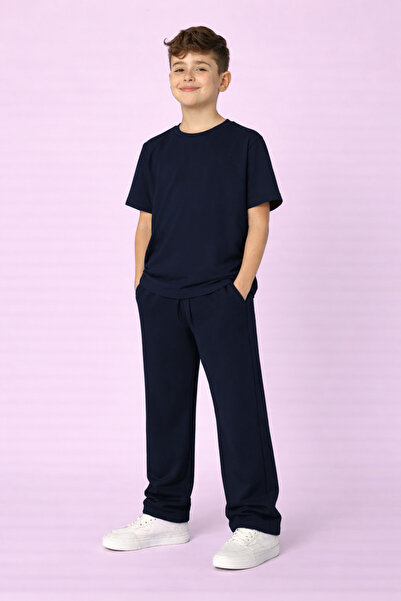 BayBayan UNISEX ΠΑΙΔΙΚΟ ΣΕΤ ΦΟΡΜΑΣ ΚΟΝΤΟΜΑΝΙΚΟ ΧΤΕΝΙΣΜΕΝΟ ΒΑΜΒΑΚΙ ΜΕ ΛΙΚΡΑ