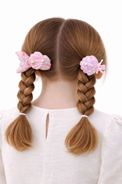 ByBest Beauty Sea Shell and Mermaid Tail Shape Hair Clip Set