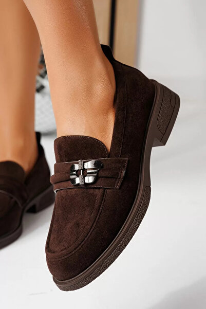 Zaira Γυναικεία καφέ καθημερινά παπούτσια από οικολογικό δέρμα Καλίστα # 2489...