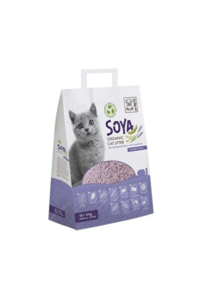 M-PETS Soya Organik Lavantalı Kedi Kumu 10 L