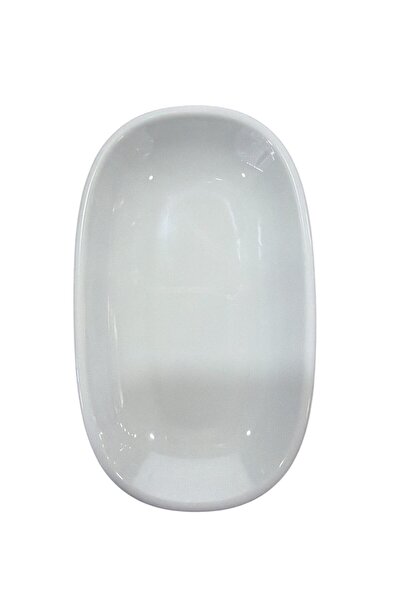 Ünsal Showroom Melamine Thermo Kayık Plate Small White 15cm