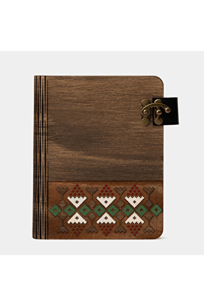 I WOOD BE Album foto tradițional multicolor, din lemn pictat cu motive folclo...