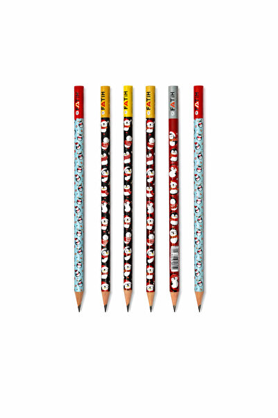 FATİH PENGUIN PATTERNED PENCIL 6 PCS
