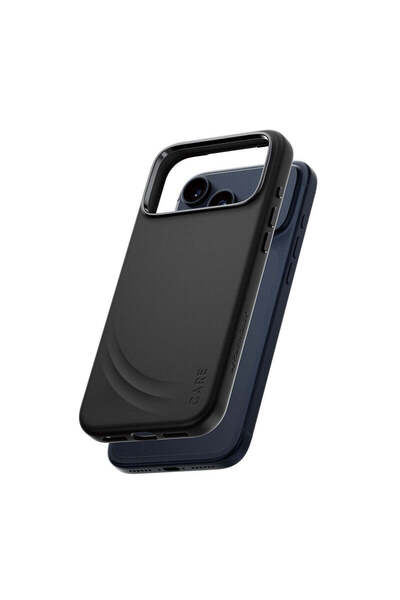 Panzer Glass iPhone 17 Pro Max için CARE Flow Kılıf - Dokunsal Tuşlu - Siyah