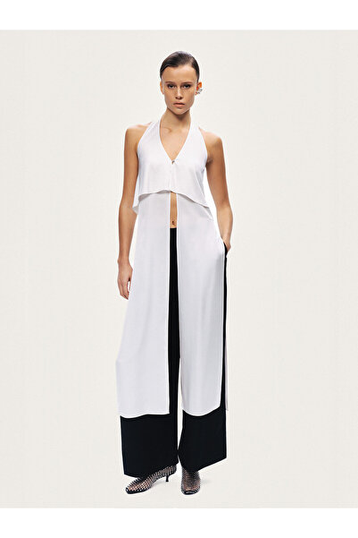 Nocturne Halter Yaka Yırtmaçlı Bluz