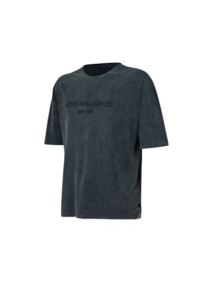 New Balance Nb Lifestyle Ανδρικό Μπλουζάκι Γκρι - MNT1622